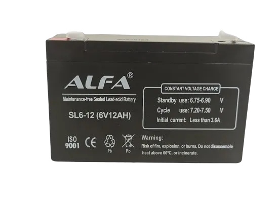 Аккумулятор ALFA 6V-12Ah F2 (151*50*95)
