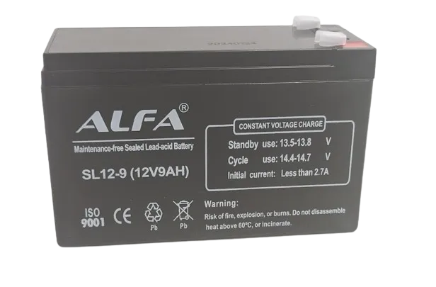 Аккумулятор ALFA 12V-9Ah F2 (151*65*95)