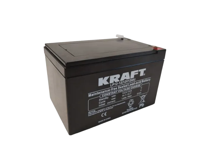 Аккумулятор KRAFT 12V-12Ah F1 (151*98*95)